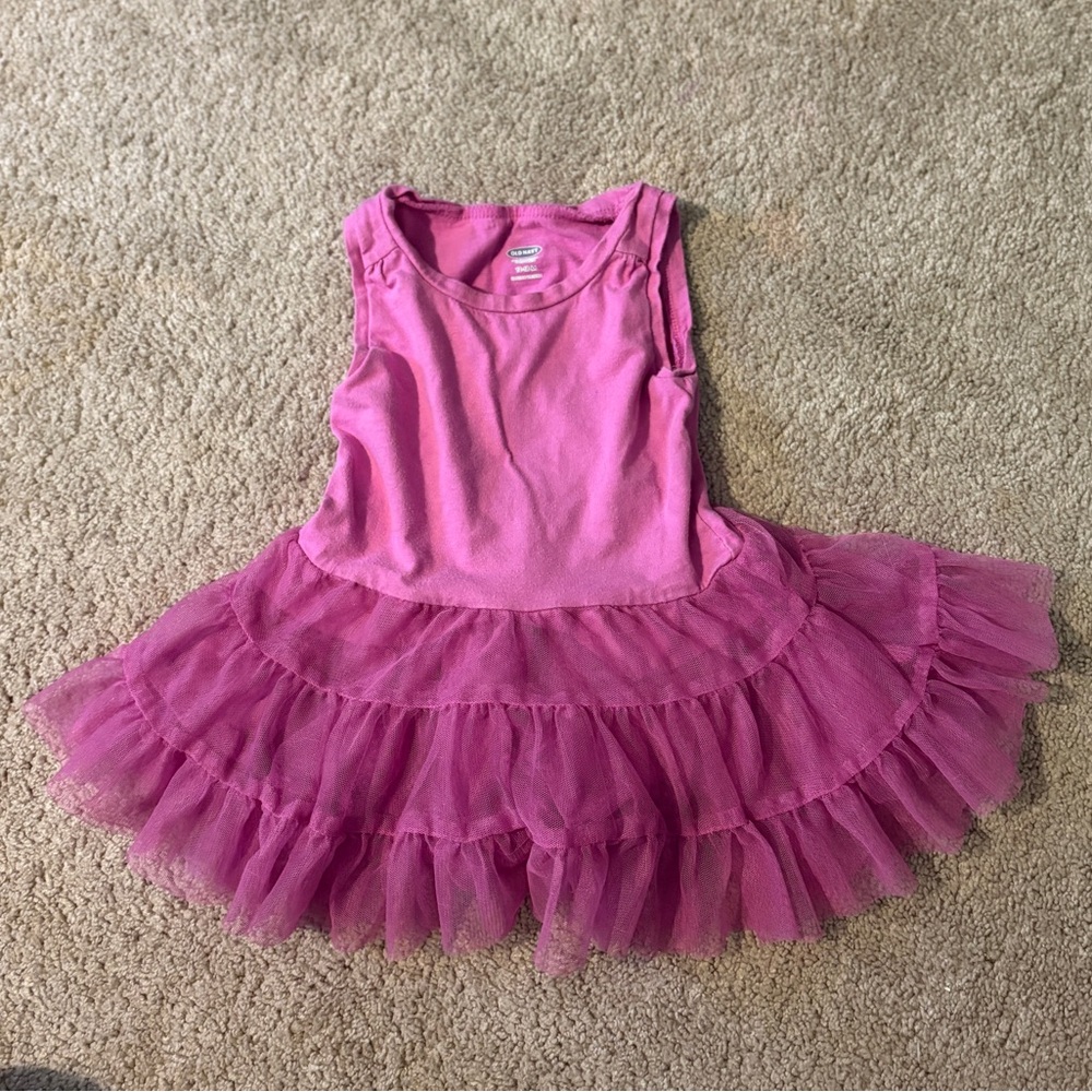 ✨ Old Navy Baby Girl Pink Tulle Dress | Size 12-18M ✨